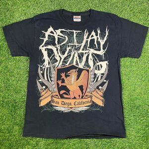 As I Lay Dying Metal Band VTG Hanes San Diego California T-shirt size M
